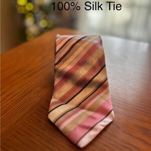 Burberry London Elegant Striped Silk Tie